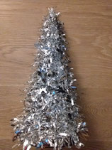 Clayre and eef Weihnachtsbaum silber groß