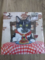 Servietten Katze