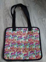 Recyclingtasche mit Klettverschluss grün