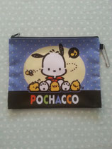 Pochacco, Kosmetiktasche, Beuty Bag, Kulturbeutel, kleine Tasche, Clutch, Sanrio, mix L