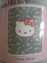 Fleecedecke, Wohndecke, Tagesdecke, Hello Kitty, travel