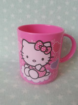 Tassen, Plastik Tasse, Becher, Hello Kitty, heart