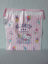 Beutel mit Zugband, Nasstasche, Turnbeutel, Hello Kitty, summer M