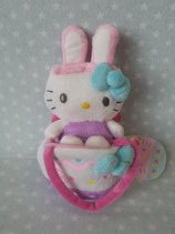 Kuscheltier, Stofftier, Plüschfigur, Hello Kitty, S bunny blau