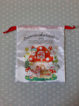 Beutel mit Zugband, Stoffbeutel, Säckchen, Hello Kitty, mushroom S