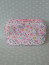 Kosmetiktasche, Beuty Bag, Kulturbeutel, kleine Tasche, Clutch, Hello Kitty, cake eckig