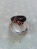 Finger Ring, Damenring, Modeschmuck, Hello Kitty, black bow