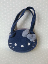 % Kindertasche, Tragetasche, Hello Kitty, denim