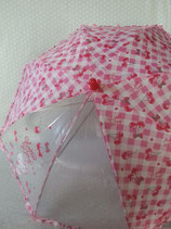 Stabregenschirm, Regenschirm Kinder, Hello Kitty, S cherry