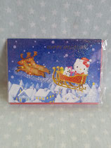 Hello Kitty, X-Mas Karte, mittel 1