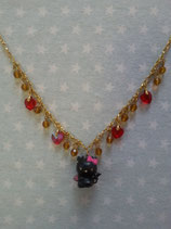 % Halskette mit Anhänger, Modeschmuck, Damen Halskette, Hello Kitty, devil