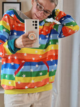 Sweat Hoodie LT Surfwear Regenbogen bunt