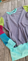 Langarmshirt Hannah bunte Ärmel
