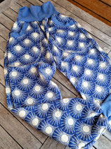 Musselinhose , Pumphose Sonnen blau