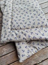 Hundedecke aus weichem Outdoorstoff Canvas Anker