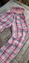 Musselinhose , Pumphose Pünktchen Karo pink rosa grün