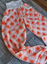 Musselinhose , Pumphose Sonnen orange