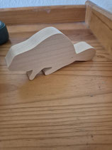 Holzfigur Biber