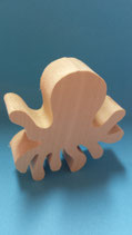 Holzfigur Oktopus