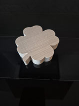 Holzfigur Kleeblatt