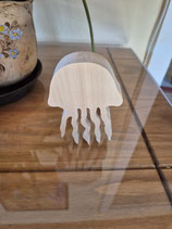 Holzfigur Qualle