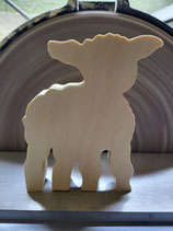 Holzfigur Lamm