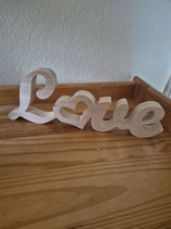 Holzfigur Love