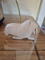 Holzfigur Walross