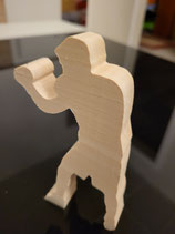 Holzfigur Boxer