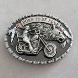 Buckle Gürtelschnalle Born Free massiv