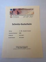 Schnitz-Gutschein