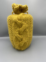 Filz-Urne "Strickzopf", handgemacht von Erika Amon