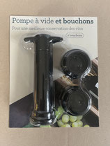 Pompe à vide d'air + 2 bouchons