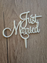 CakeTopper "Just Married"