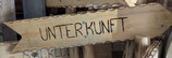 Wegweiser "Unterkunft"