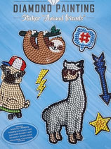 Diamond painting Sticker "Animal friends"