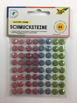 Schmucksteine Glitzer Pastell