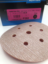 Norton foam schuurschijven P360 - 150mm