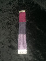 Armband aus doppelt gestrickten Kupferdraht in  drei Lilatönen