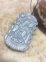 Polymer - Clay  silberfarben, Anhänger Ägyptischer Stil