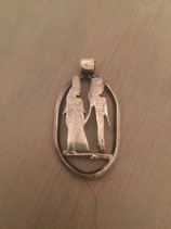Isis und Osiris - Anhänger 925er Sterlingsilber