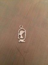 Nofretetes Kopf - Anhänger 925er Sterlingsilber