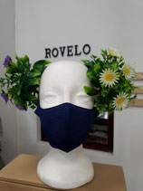 MASCARILLA HIGIÉNICA VIANA CERTIFICADA 30 LAVADOS AZUL MARINO