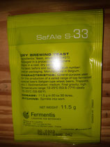 SafAle™ S-33, 11,5 gr. MHD 05/25