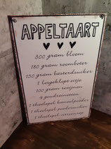 Metalen wandplaat