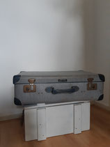 Blauwe koffer