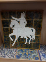 Magnifique Napoléon entièrement Fait Main  Faience de Desvres  53,5cm ×53,5cm