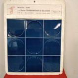 Carreaux Fourmaintraux Delassus 11cm Faience de Desvres Ancien modèle Année 1960 relief bleu