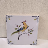 Carreau Carrelage Faience De Desvres 13cm Oiseau Fourmaintraux Delassus