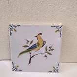 Carreau Carrelage Faience De Desvres 13cm Oiseau Fourmaintraux Delassus